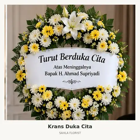 Krans Bunga Duka Sasana Kriya Tmii